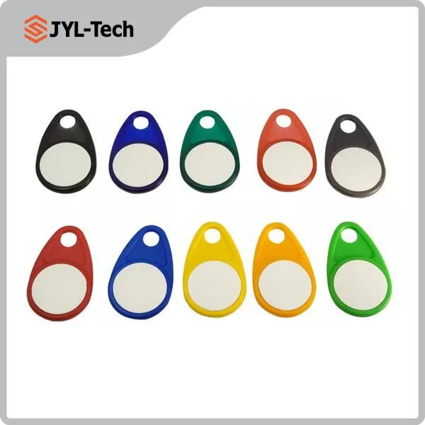 Classic Design Plastic 13.56MHz F08 RFID Water Drop Keyfob