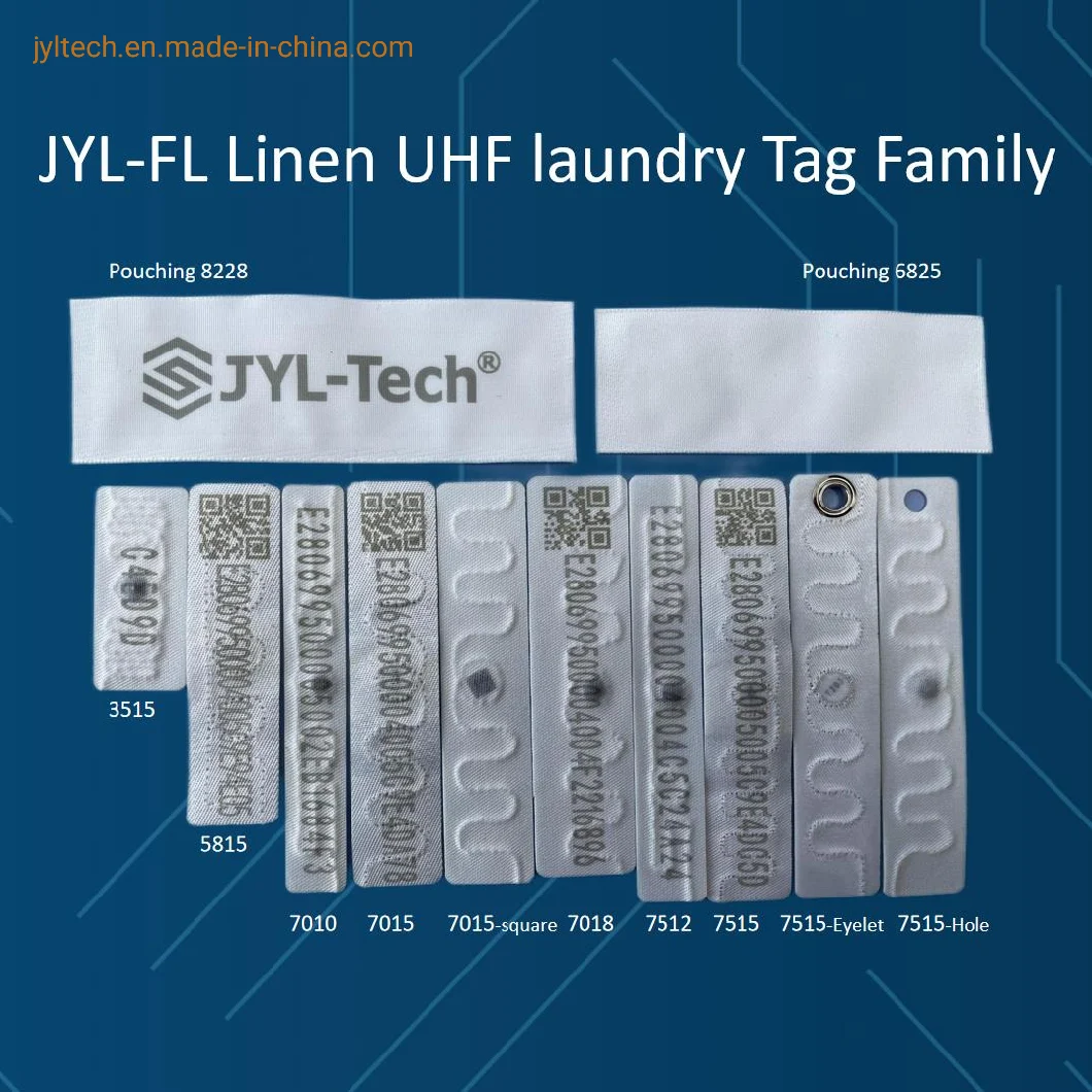 Hospitality and Healthcare Industry Washable RFID Tag UHF Laundrychip Source Tagging