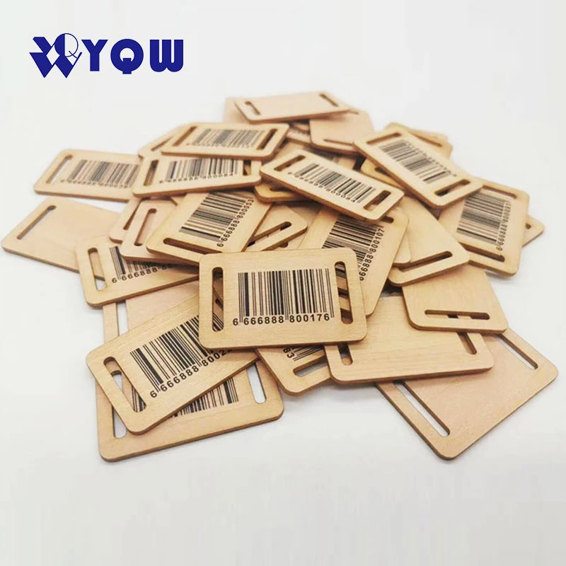 Custom Printing Wooden Smart Cards RFID NFC Wood Bamboo Hotel Key Card