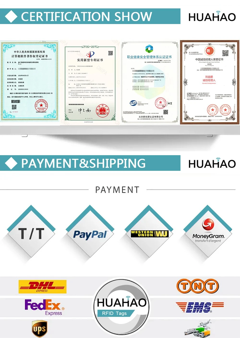 Huahao Manufacturer Custom Printable MIFARE RFID Ntag215 Smart Wood NFC Card