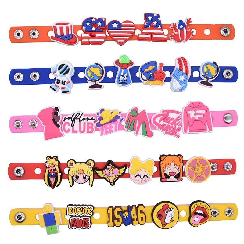 OEM Factory Silicone Wristband PVC Slap Rubber Gifts Promotional Wristband