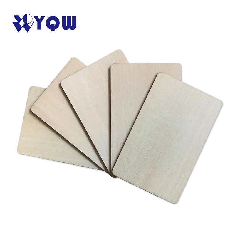 Custom Printing Wooden Smart Cards RFID NFC Wood Bamboo Hotel Key Card