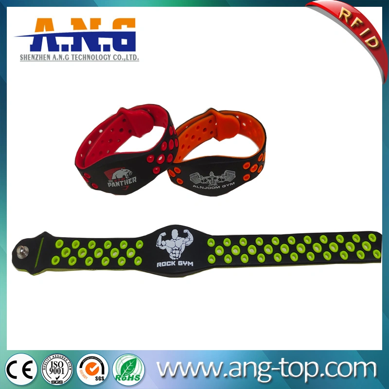 New Type Silicone RFID Wristband Durable NFC Bracelet for Gym