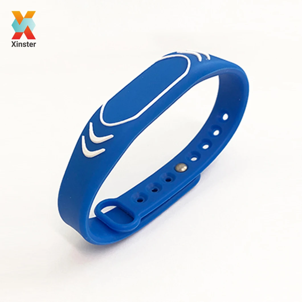 High Quality Event RFID Wristbands Waterproof Sauna Tag Safety RFID Smart Wristband Waterproof Silicon Wristband