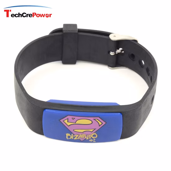 S008 Uhr Schnalle RFID Kunststoff Armband Großhandelspreise Konzert Festival Armband Uhr